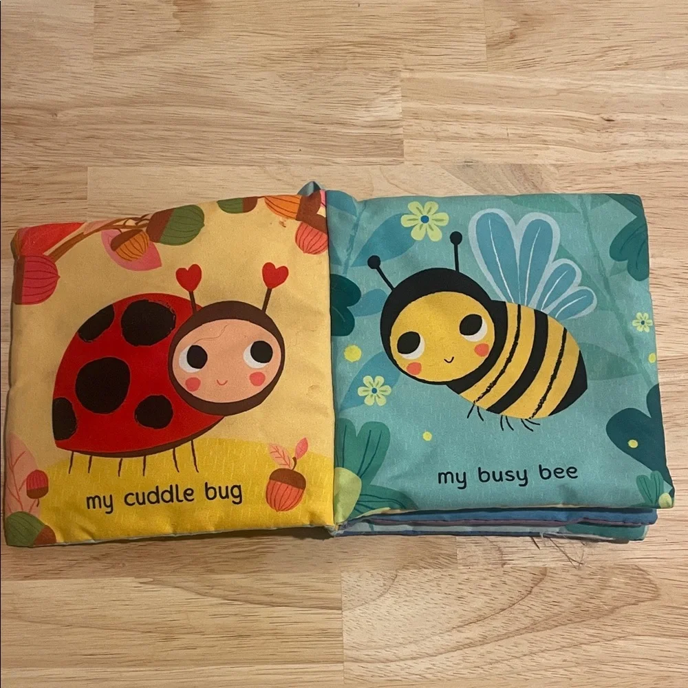 Cuddle Bug Cloth Book with Teether - Picture 2 of 4